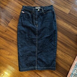 Miss Sixty Dark Blue Pencil Skirt